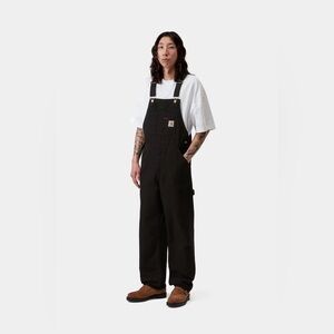 Carhartt WIP Black Bib Overalls